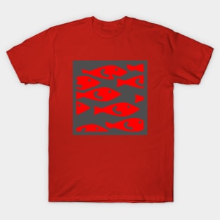 fish fiso red T-Shirt